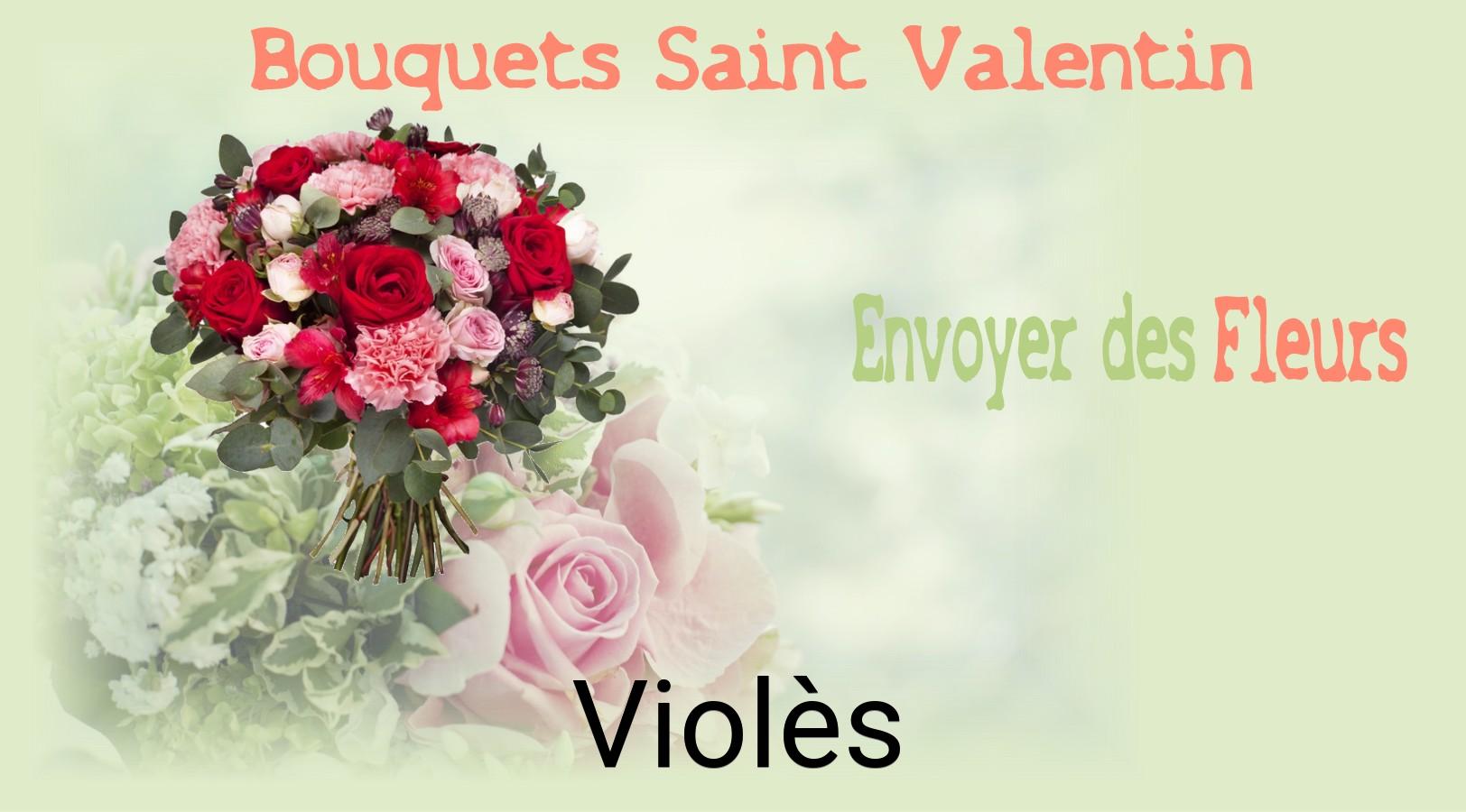 Roses de Saint-Valentin livrées à Violès